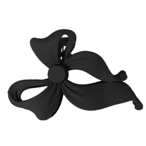 LARGE BOW MATTE HAIR CLAW CLIPS