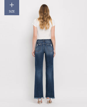 Curvy High-Rise Dad Jeans with Tummy Control