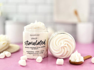Overstimulated (Marshmallow Fluff) Whipped Soap & Foaming Sugar Scrub