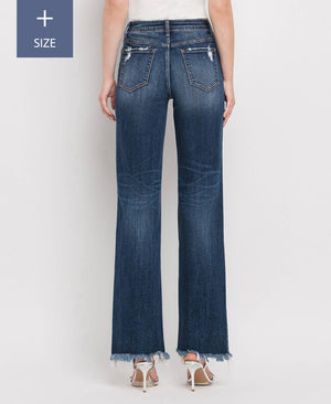 Curvy High-Rise Dad Jeans with Tummy Control