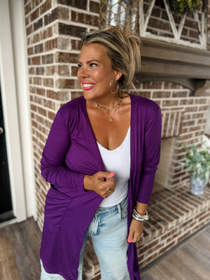 SIERRA RIBBED CARDIGANS: OLIVE