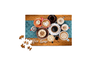 Coffee Mini Jigsaw Puzzle - Mug Table Latte tea Impulse buy
