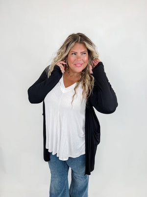 SIERRA RIBBED CARDIGANS: OLIVE