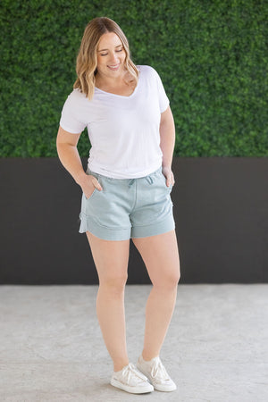 French Terry Stevie Shorts - Seabreeze