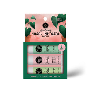 Focus Set Of 3 Nasal Inhalers