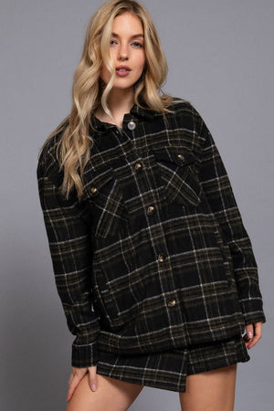 The Frosted Plaid Flannel Jacket