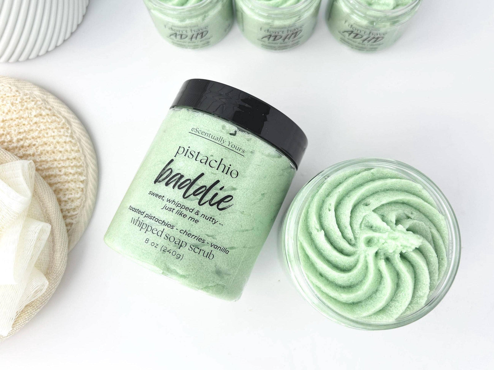 Pistachio Crème Whipped Soap & Foaming Sugar Scrub