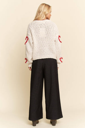 All The Love Heart Knit Cardigan