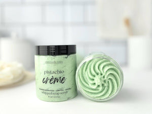 Pistachio Crème Whipped Soap & Foaming Sugar Scrub