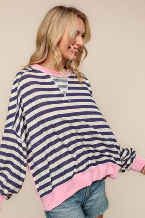 Coastal Charm Long Sleeve Top