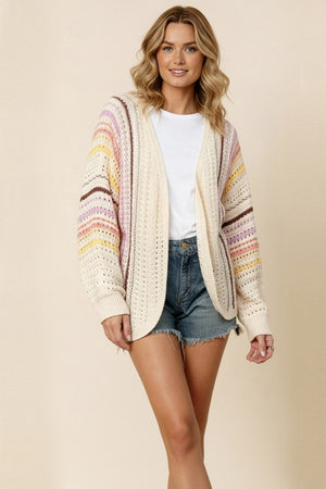 Painted Skies Crochet Cardigan