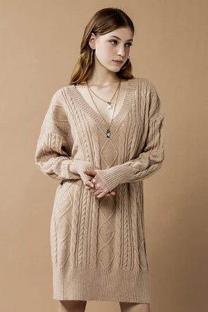 The Sweet Haven Sweater Dress