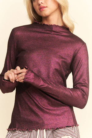 Prism Glow Layering Mesh Top