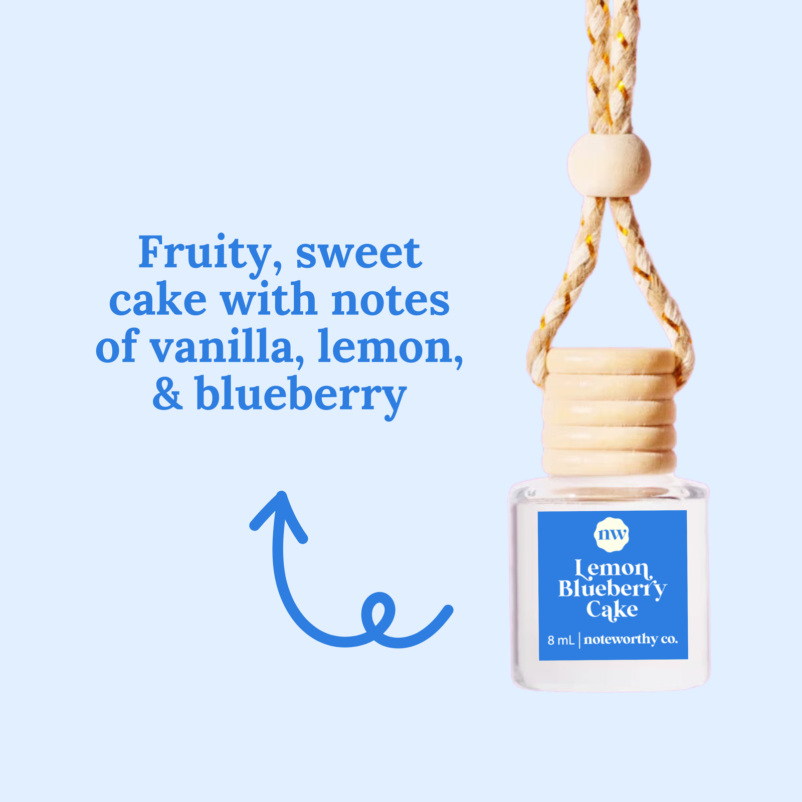 Lemon Blueberry Cake Car Diffusers