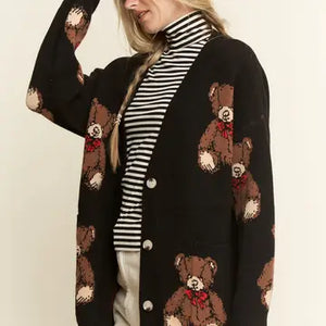 Beary Adorable Cardigan