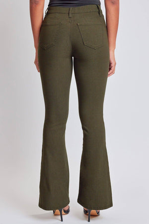Forest Green Hyperstretch Flare Pant