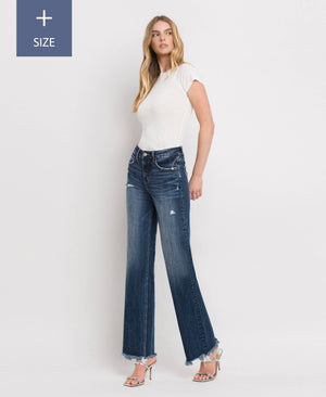 Curvy High-Rise Dad Jeans with Tummy Control