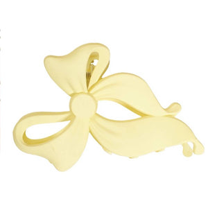 LARGE BOW MATTE HAIR CLAW CLIPS