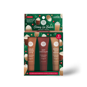 Holiday Treats Glowy Lip Balm  Trio