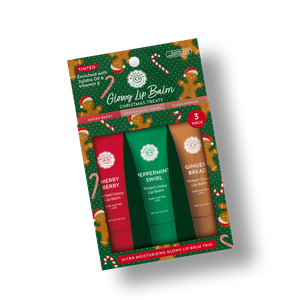 Christmas Treats Glowy Lip Balm  Trio