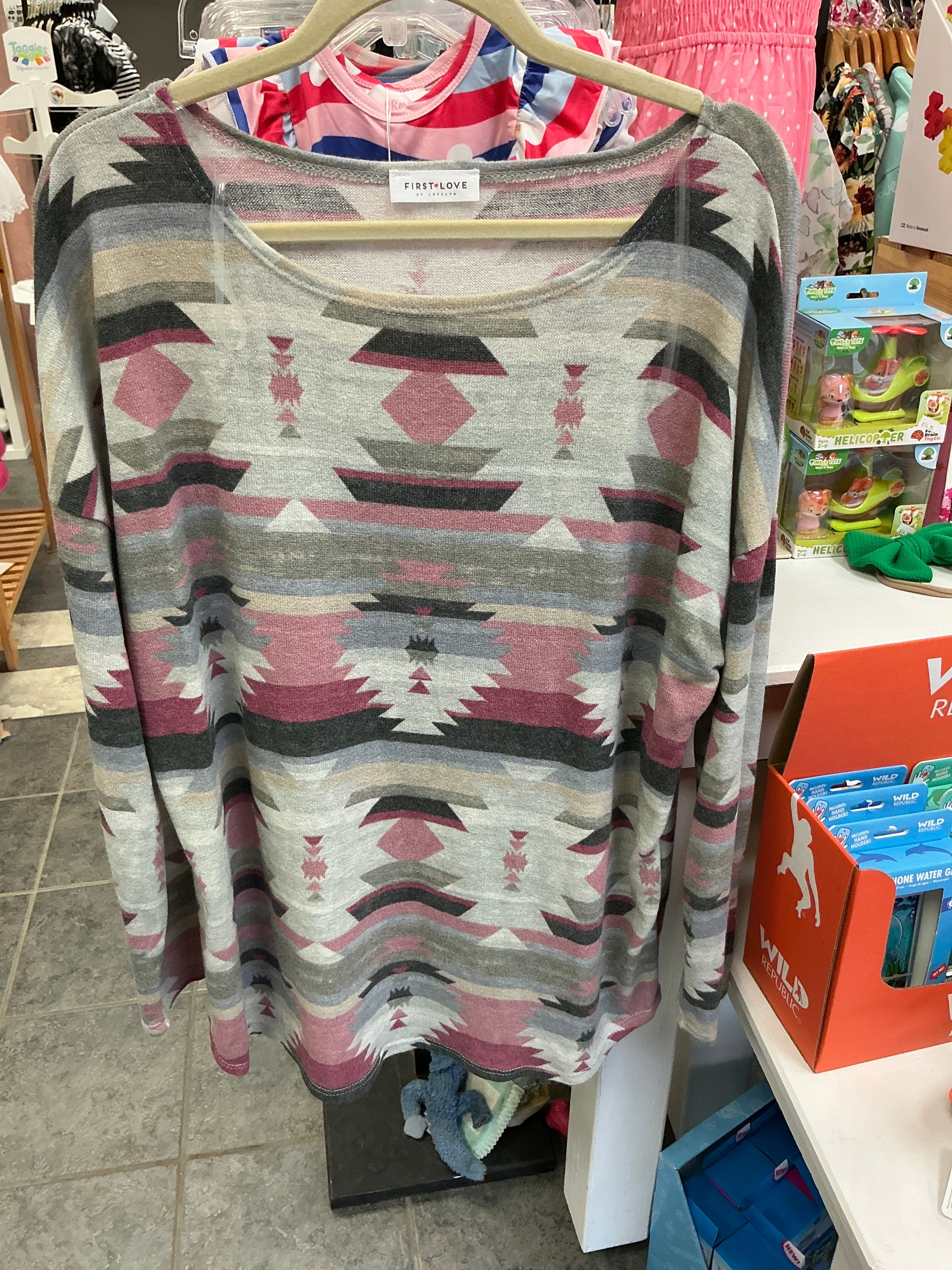 Aztec Nights Long sleeve Tee size 2XL