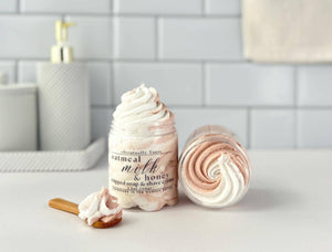 Oatmeal Milk & Honey Whipped Soap & Foaming Sugar Scrub