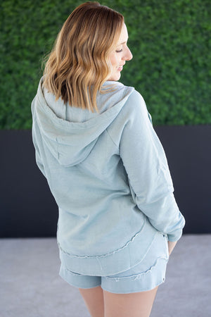 Vintage Wash Beach Hoodie - Seabreeze