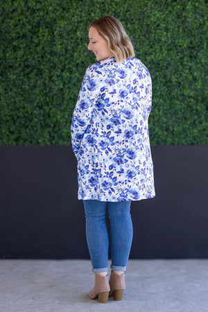 Sapphire Floral Timeless Cardigan