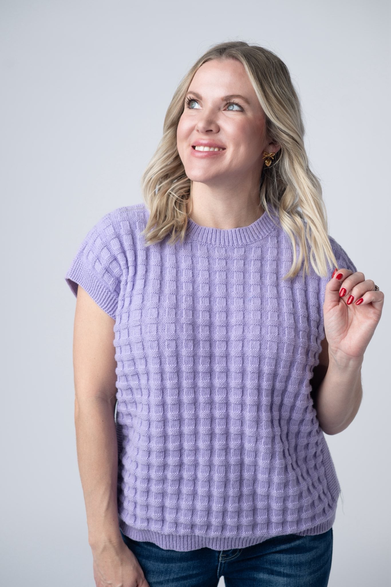 MM Kelly Knitted Top in Lavender