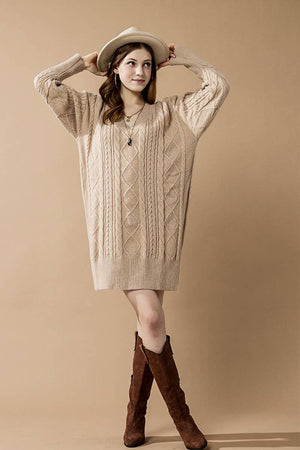 The Sweet Haven Sweater Dress