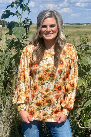 Golden Harvest Knit Top