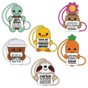 Emotional Support Crochet Air Freshener Assortment