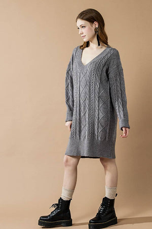 The Sweet Haven Sweater Dress