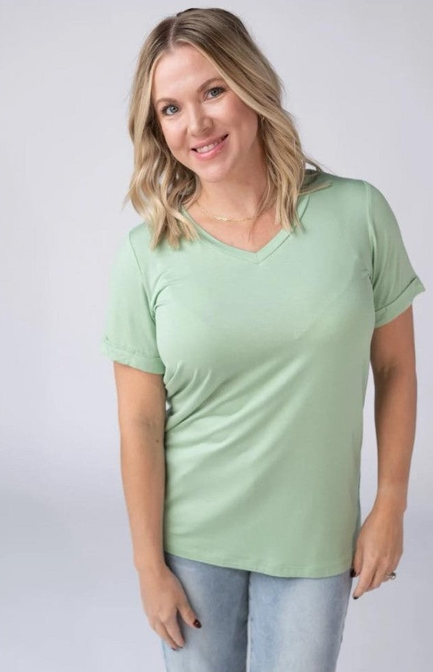Michelle Mae Sophie Tee - Seafoam Green