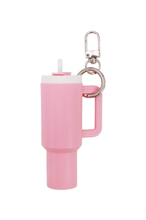 Colorful Mini Matte Tumbler Cup Key Chain