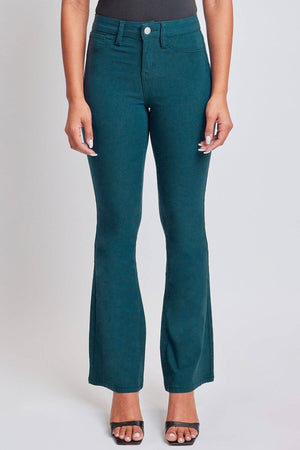 Forest Green Hyperstretch Flare Pant