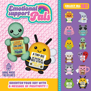 Emotional Support Crochet Plush Pals Variety - 12/Display: Wholesale Price