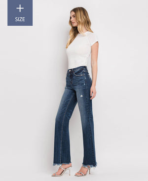 Curvy High-Rise Dad Jeans with Tummy Control
