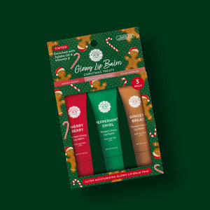 Christmas Treats Glowy Lip Balm  Trio