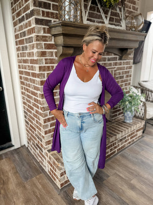 SIERRA RIBBED CARDIGANS: OLIVE