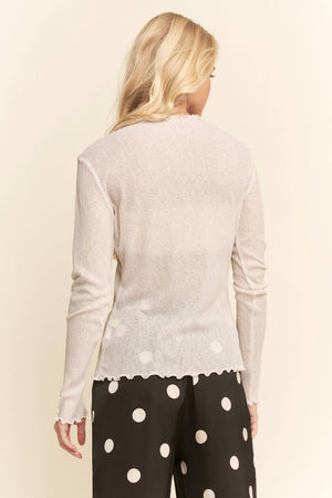 Prism Glow Layering Mesh Top