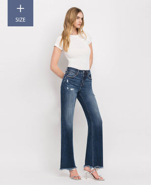 Curvy High-Rise Dad Jeans with Tummy Control