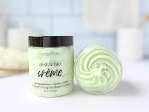 Pistachio Crème Whipped Soap & Foaming Sugar Scrub