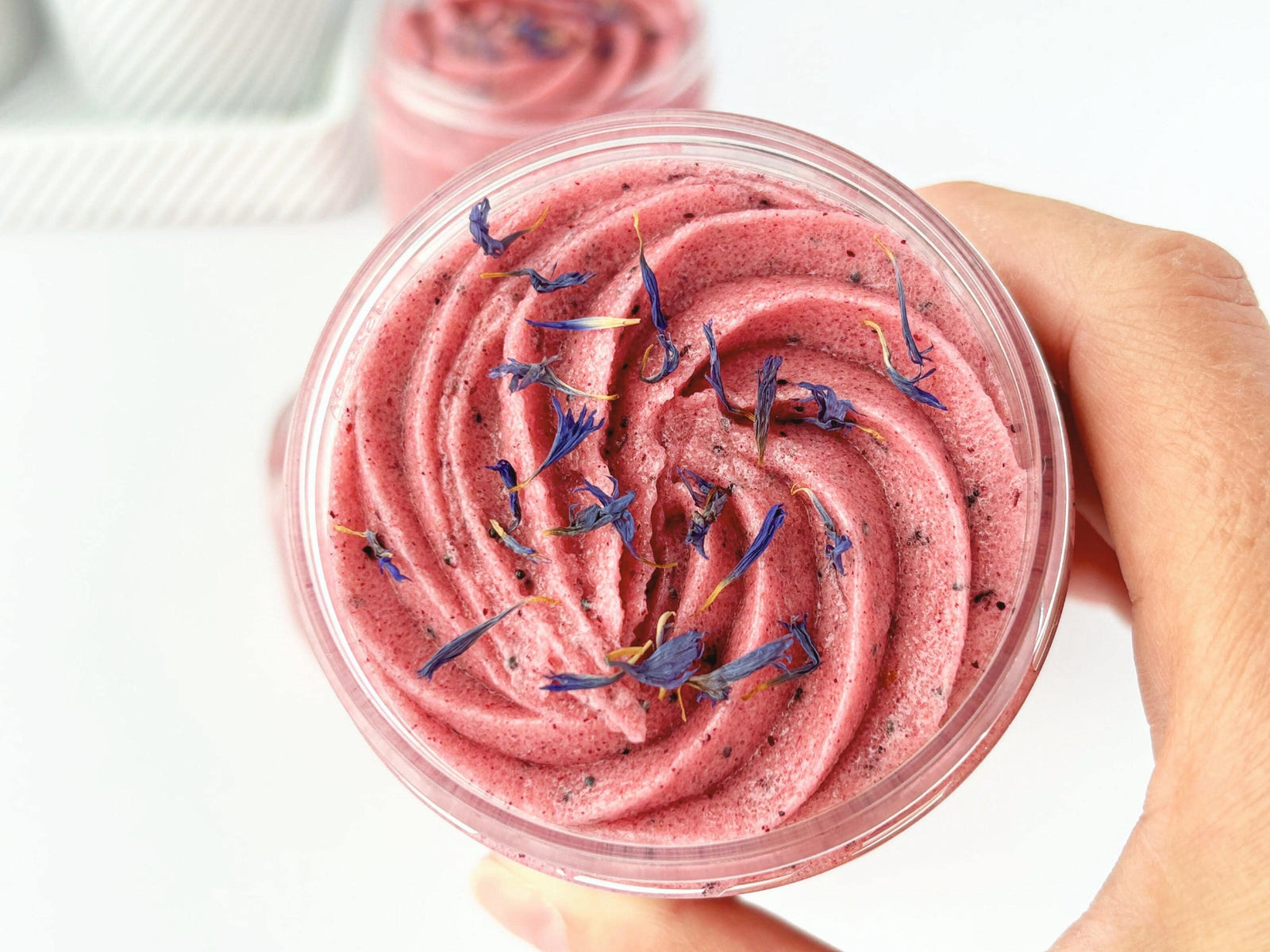 Blackberry Hibiscus Foaming Sugar Scrub