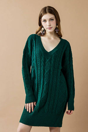 The Sweet Haven Sweater Dress