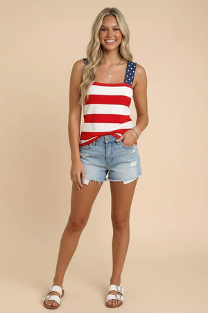 All-American Stars and Stripes Tank Top