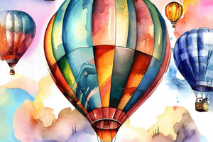 Hot Air Balloons Festival mini jigsaw puzzle souvenir gift