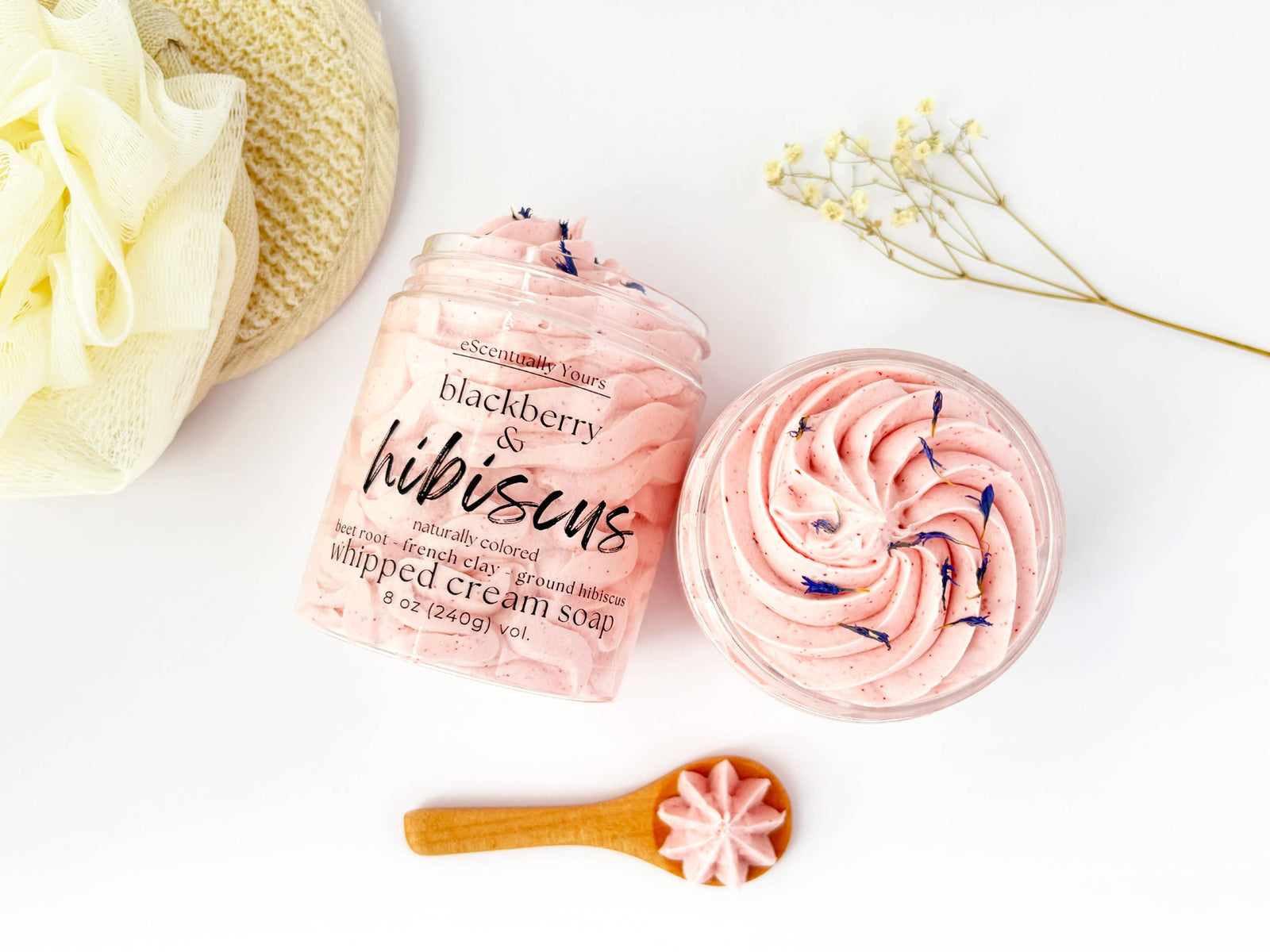 Blackberry Hibiscus Whipped Soap & Shave Cream
