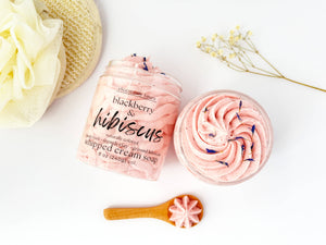 Blackberry Hibiscus Whipped Soap & Shave Cream