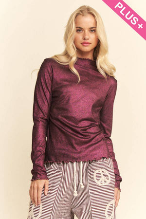 Prism Glow Layering Mesh Top